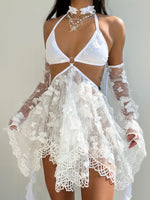 boho fairy wedding dress