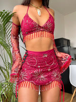 Pink Firework Party Dress