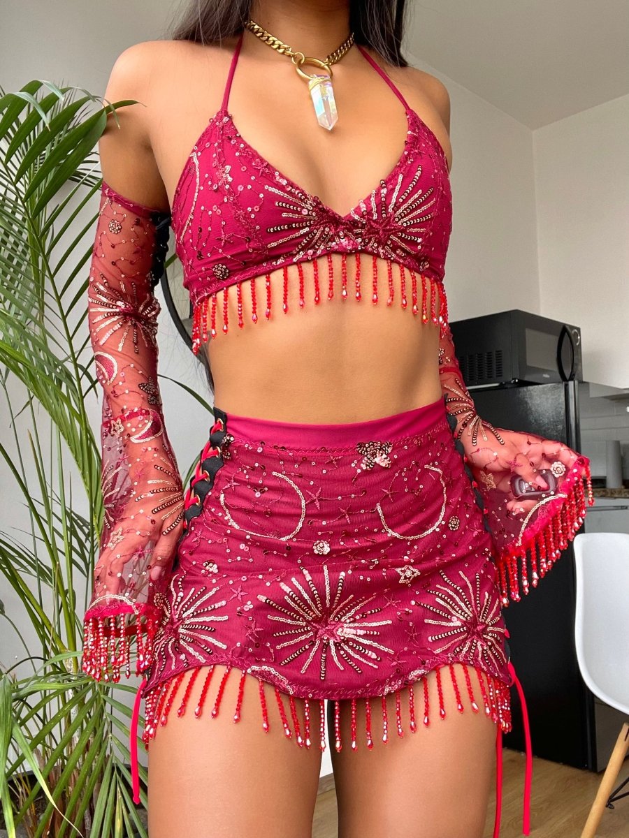 Pink Firework Party Dress