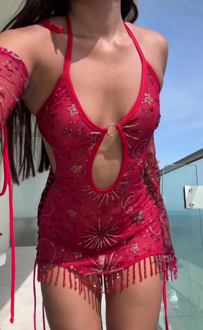 Firework Hot Dress