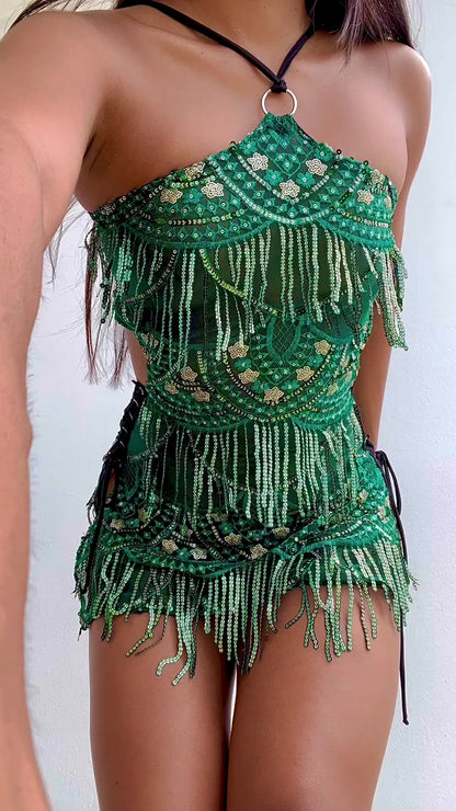 Esmerald Goddess Dress
